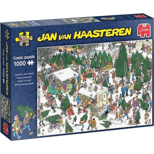  Jumbo Jan van Haasteren - Christmas Tree Market - 1000 stukjes 