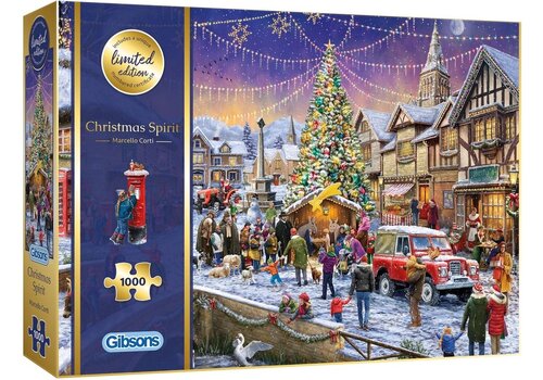 Puzzle du Eve de Noël 2×1000 pièces