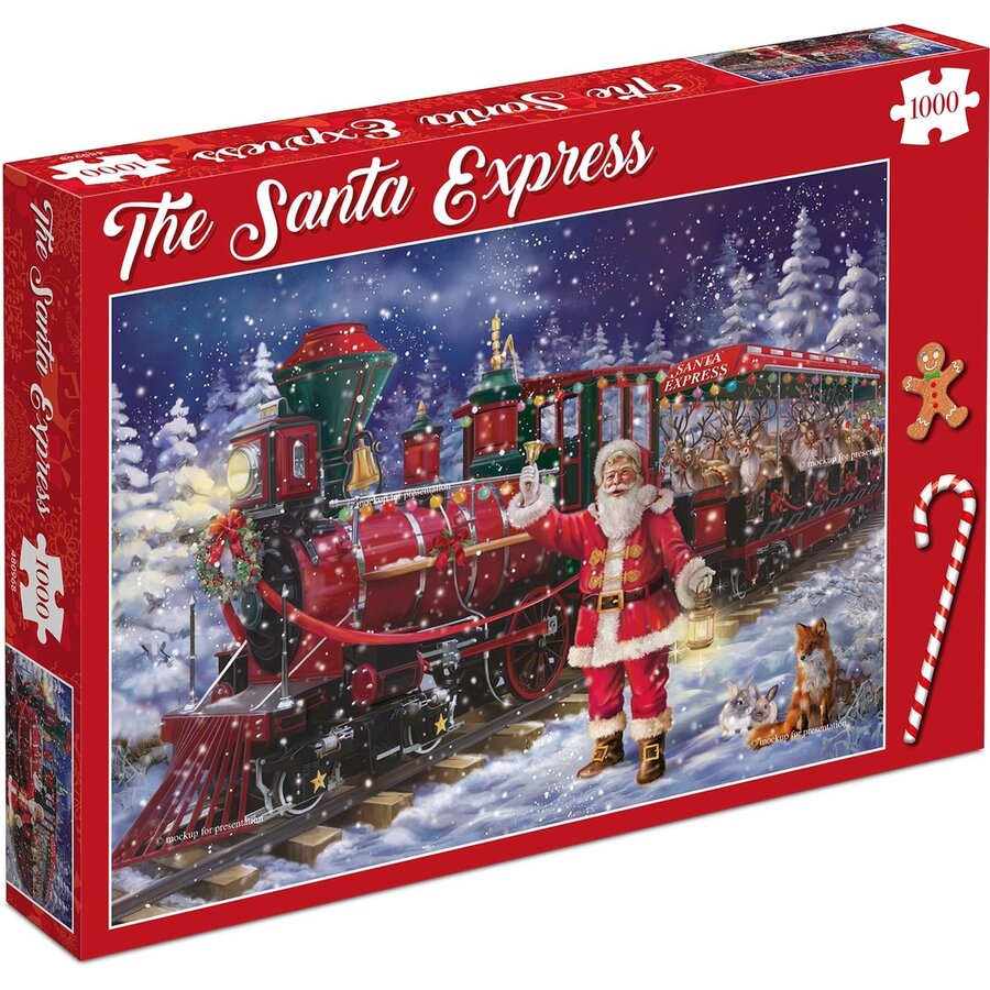 The Santa Express - Puzzle de Noël - 1000 pièces-1
