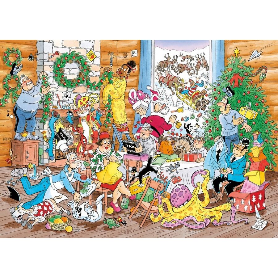 A Woolly Christmas - Jan van Haasteren - puzzle of 500 pieces-2