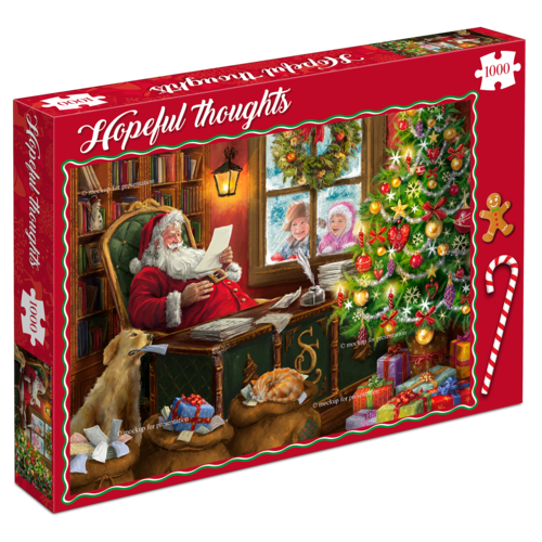  Tucker's Fun Factory Hopeful Thoughts - Christmas Puzzle - 1000 pieces 