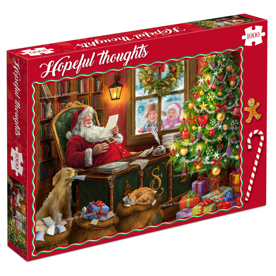 Hopeful Thoughts - Puzzle de Noël - 1000 pièces-1