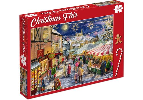  Tucker's Fun Factory Christmas Fair - Christmas Puzzle - 1000 pieces 