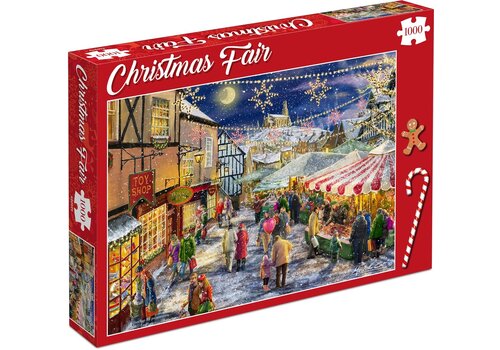  Tucker's Fun Factory Christmas Fair - Puzzle de Noël - 1000 pièces 