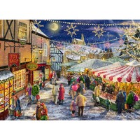 thumb-Christmas Fair - Puzzle de Noël - 1000 pièces-2