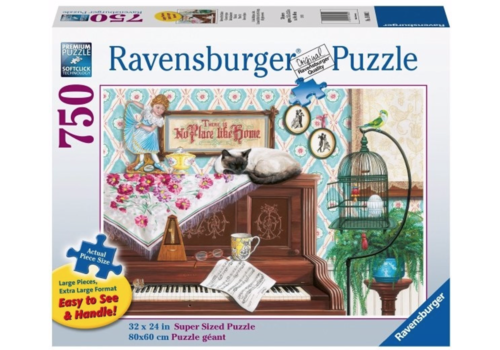  Ravensburger Chat à Piano - 750 pièces XL 