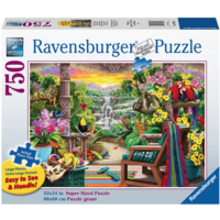 thumb-Retraite tropicale - puzzle de 750 pièces XL-1