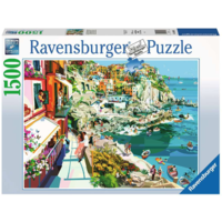 thumb-Romance in Cinque Terre - puzzel van 1500 stukjes-1