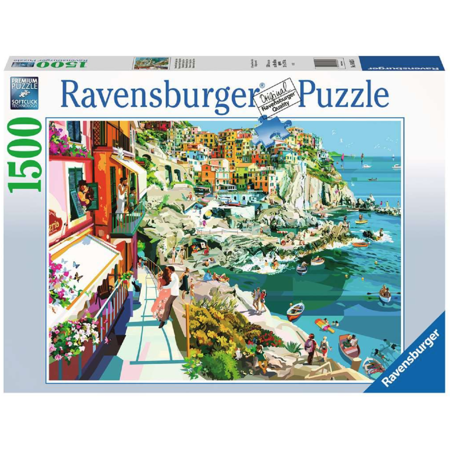 Romance in Cinque Terre - puzzle of 1500 pieces-1