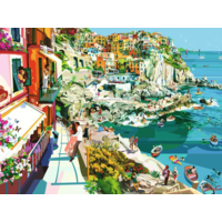 thumb-Romance à Cinque Terre - puzzle de 1500 pièces-2