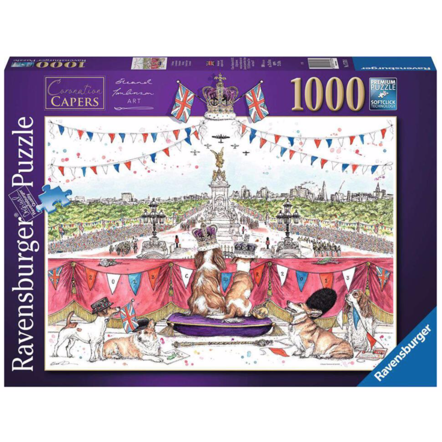 King Charles'  Coronation Carpers -  puzzel van 1000 stukjes-1