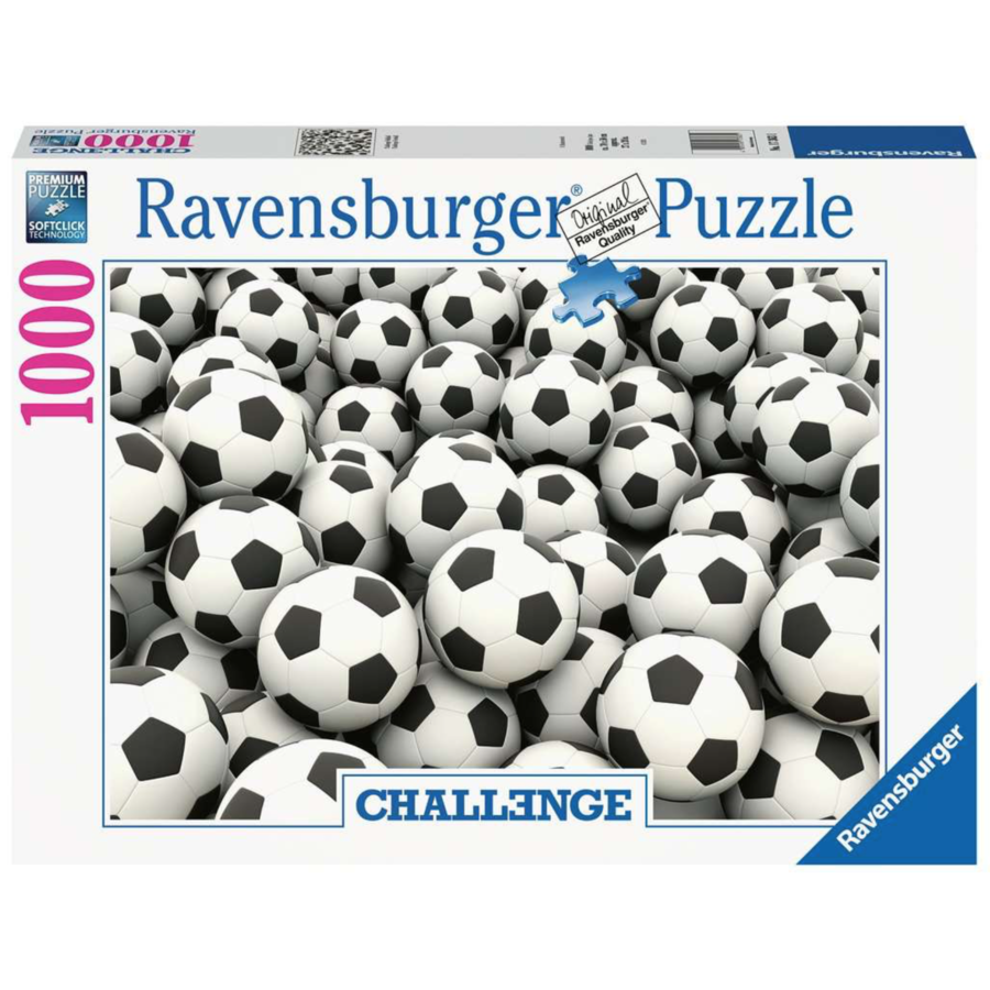 Veel Voetballen - Challenge - puzzel van  1000 stukjes-1