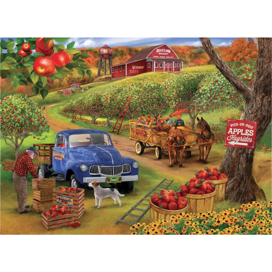 Pick ur own apples - jigsaw puzzle of 500 XXL pieces-1