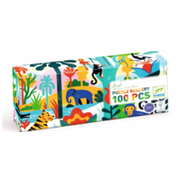 thumb-Jungle - Puzzel van 100 stukjes-1