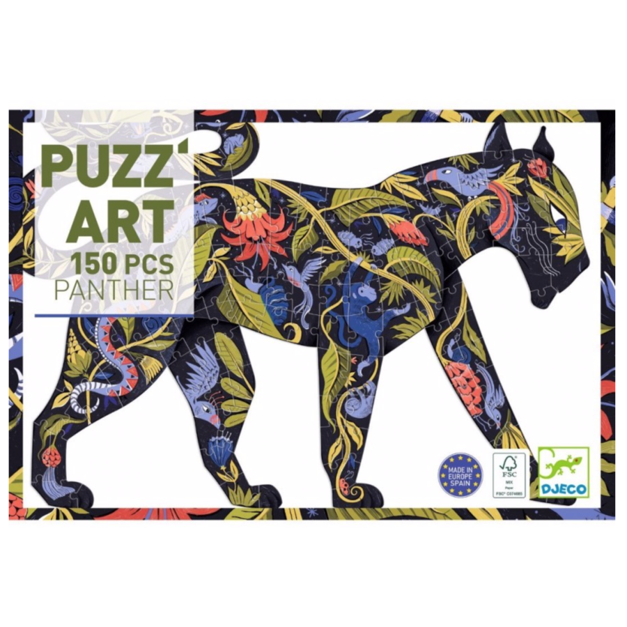 The black panther - puzzle of 150 pieces-1