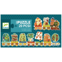 thumb-Puzzel trein - puzzel van 20 stukjes-1