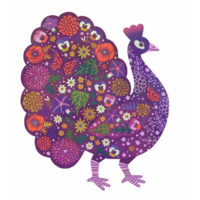 thumb-The Peacock - 500 piece puzzle-1