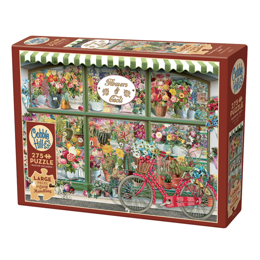 Flowers & Cacti Shop - puzzle of 275 XXL pieces-1