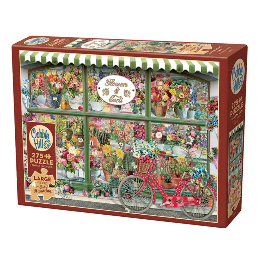 Magasin de fleurs et de cactus - puzzle de 275 pièces XXL-1
