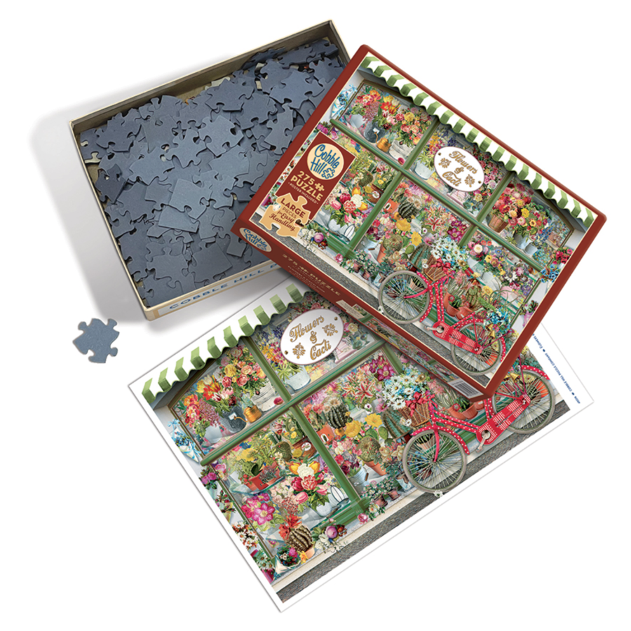 Flowers & Cacti Shop - puzzle of 275 XXL pieces-3