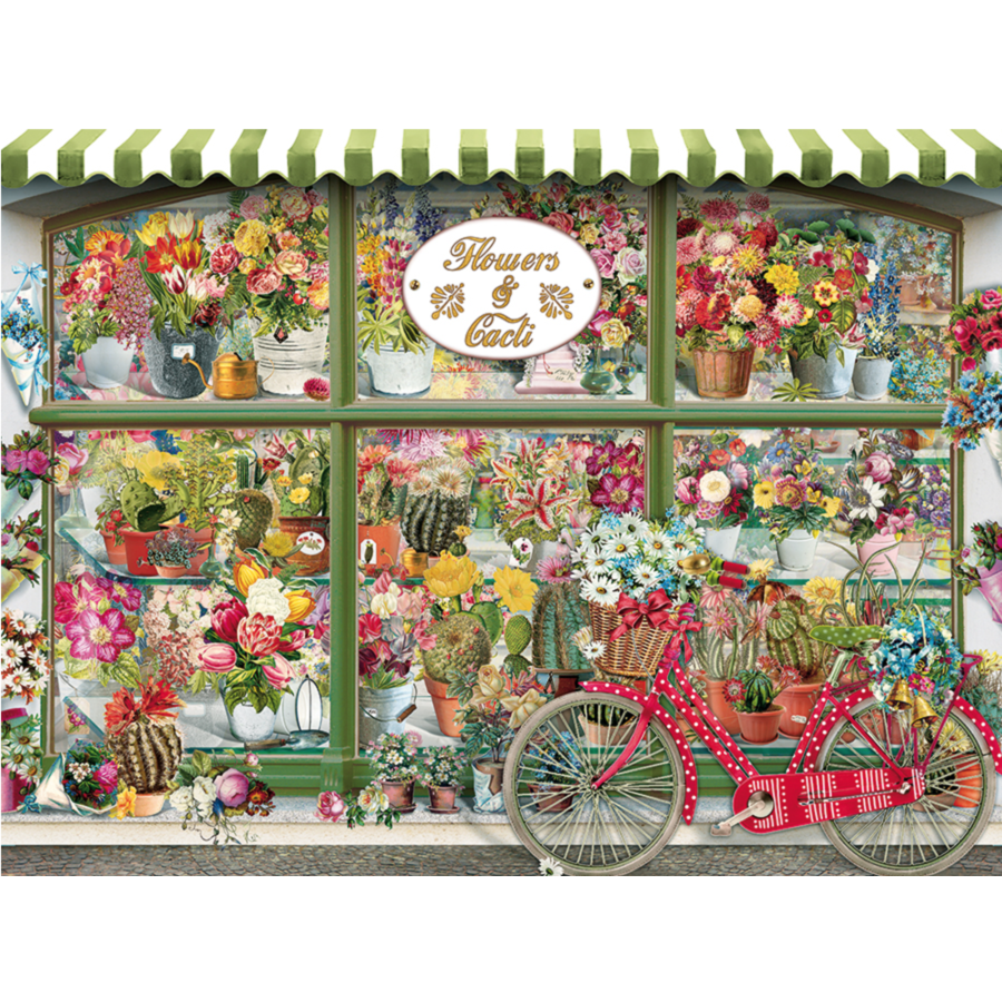 Flowers & Cacti Shop - puzzle of 275 XXL pieces-2