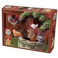 thumb-The Chickens are Well - puzzle of 275 XXL pieces-2