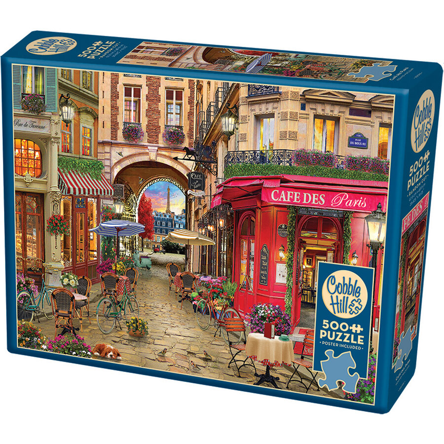 Café des Paris - puzzle de 500 pièces XL-1