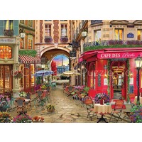 thumb-Café des Paris - puzzle de 500 pièces XL-2