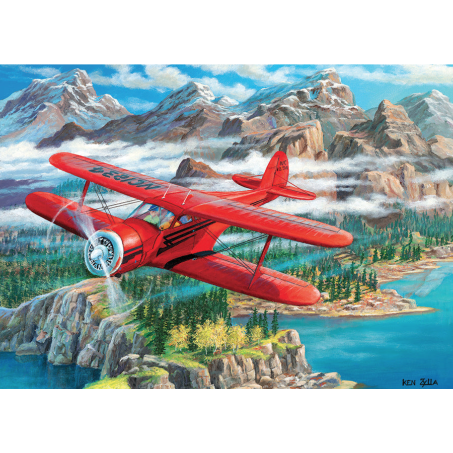 Beechcraft Stagerwind - puzzel van 500 XL stukjes-2