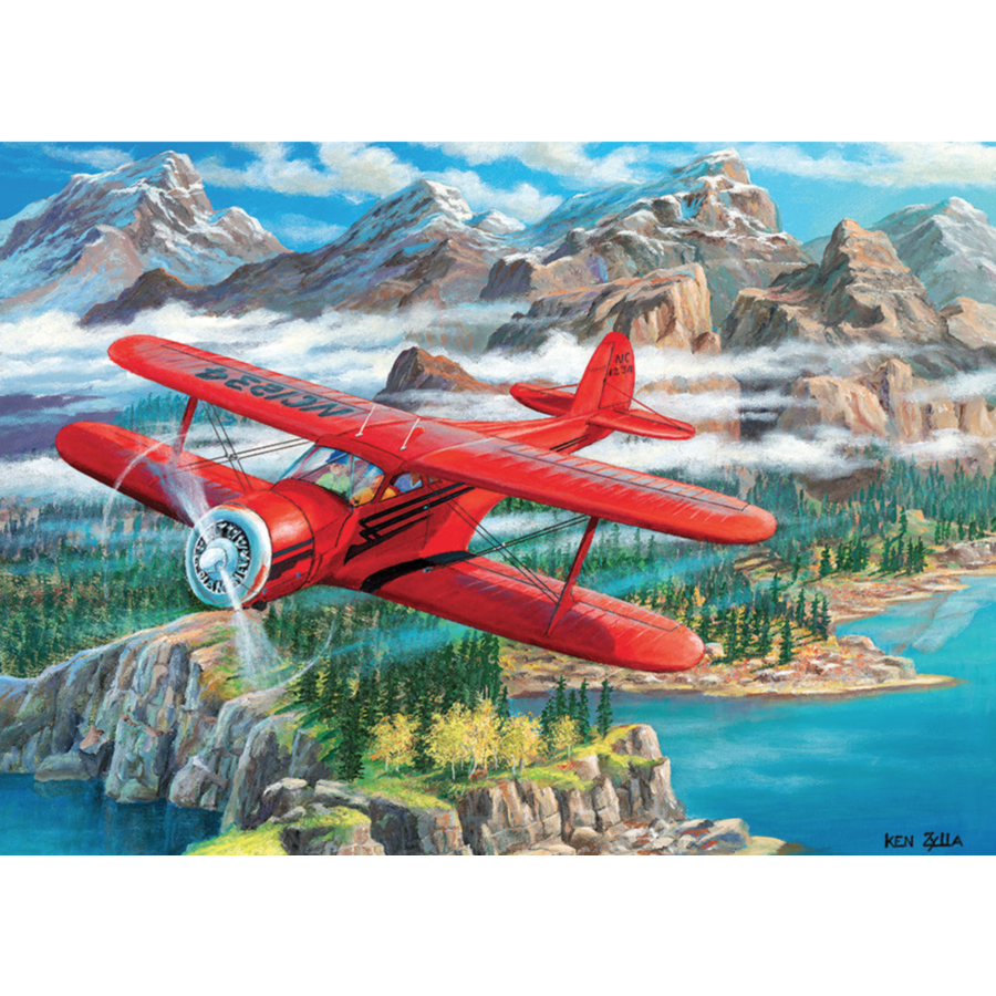 Beechcraft Stagerwind - puzzle of 500 XL pieces-2