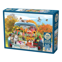 thumb-Country Truck in Autumn - puzzle of 500 XL pieces-1