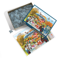 thumb-Camion de campagne en automne - puzzle de 500 pièces XL-3