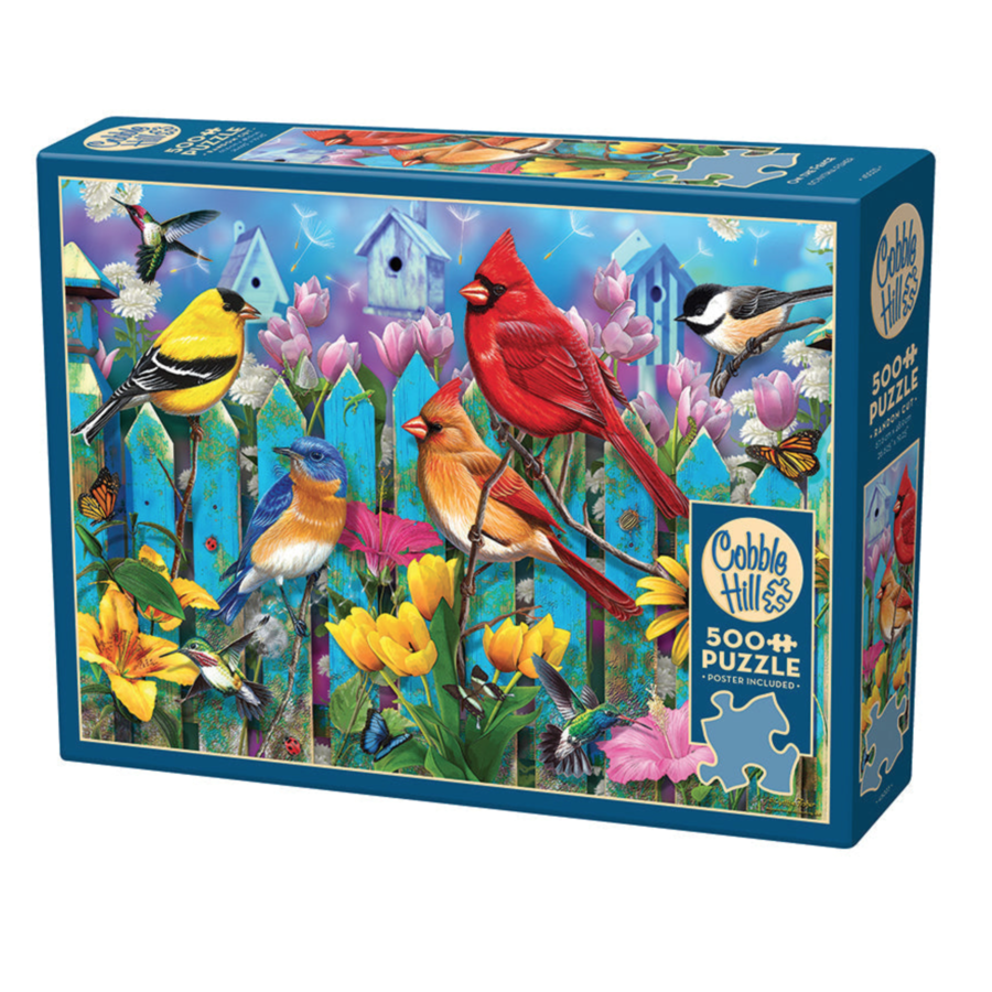 Oiseaux sur la clôture - puzzle de 500 pièces XL-1