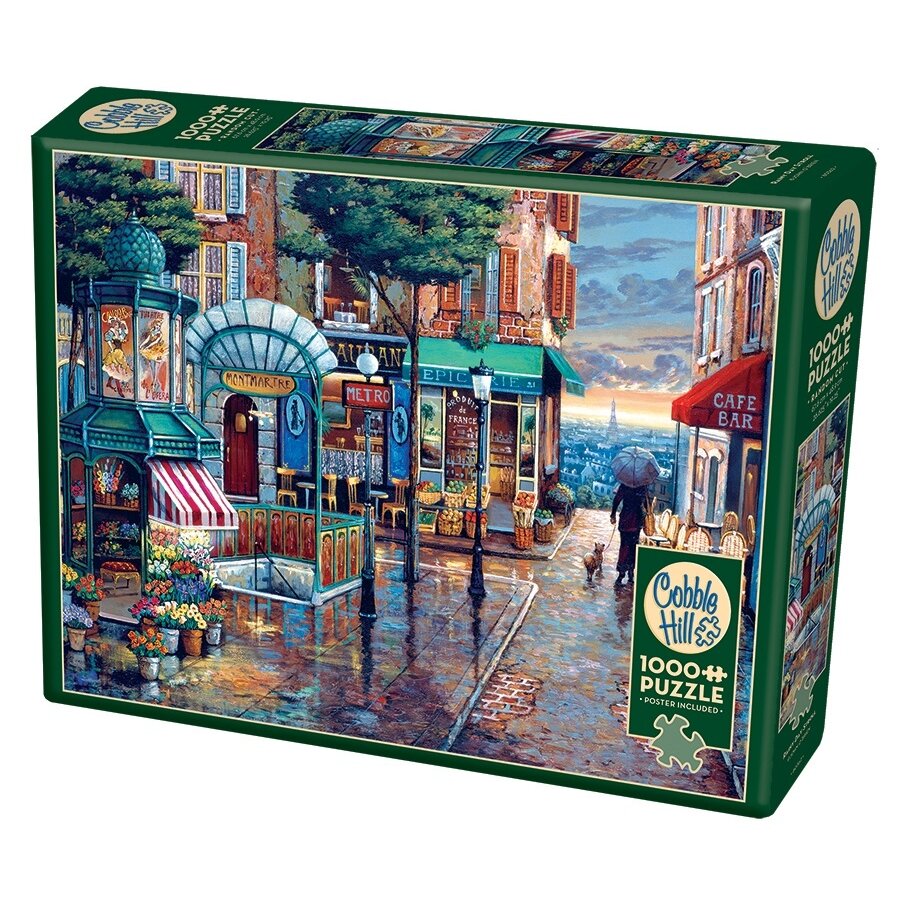 Promenade sous la Pluie - puzzle de 1000 pièces-1