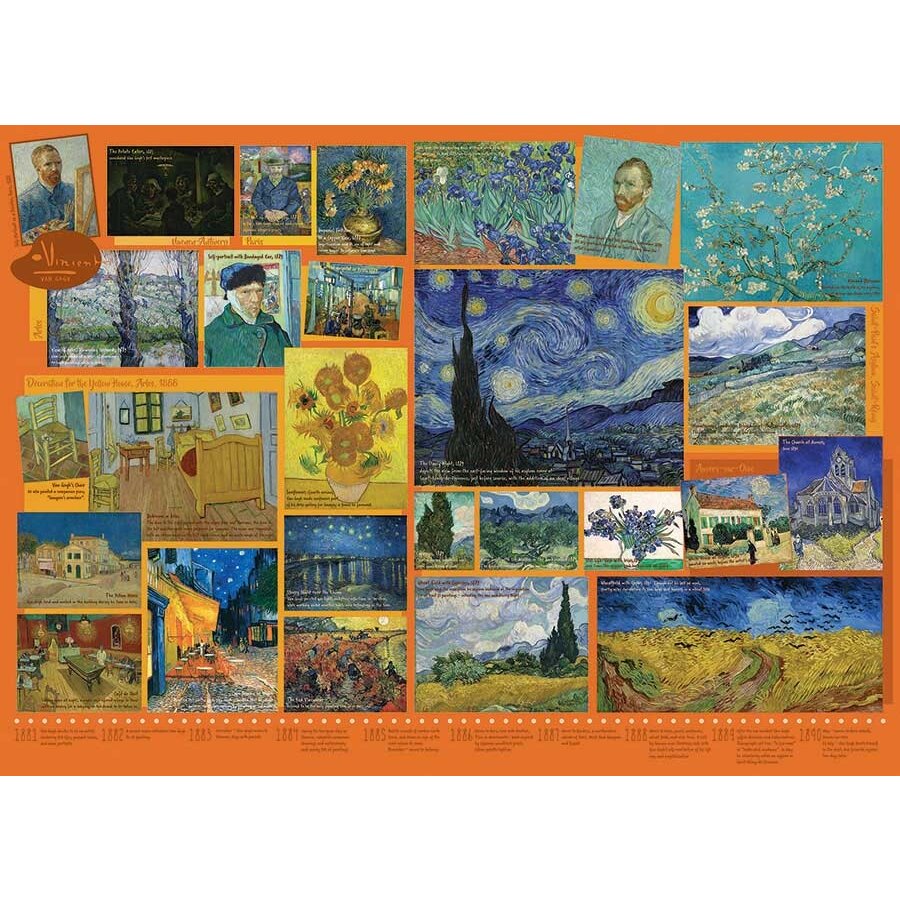 The life of Van Gogh - puzzle of 1000 pieces-1