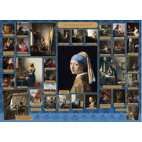 thumb-Het leven Vermeer - puzzel van 1000 stukjes-1