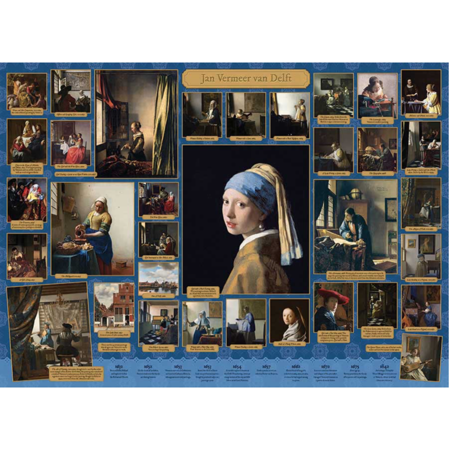 La vie de Vermeer - puzzle de 1000 pièces-1