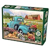 Cobble Hill Bloemen Pick-up Truck - puzzel van 1000 stukjes