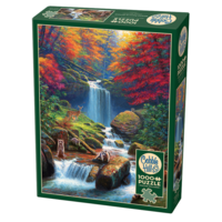 thumb-Mystic Falls in Autumn - puzzle of 1000 pieces-1