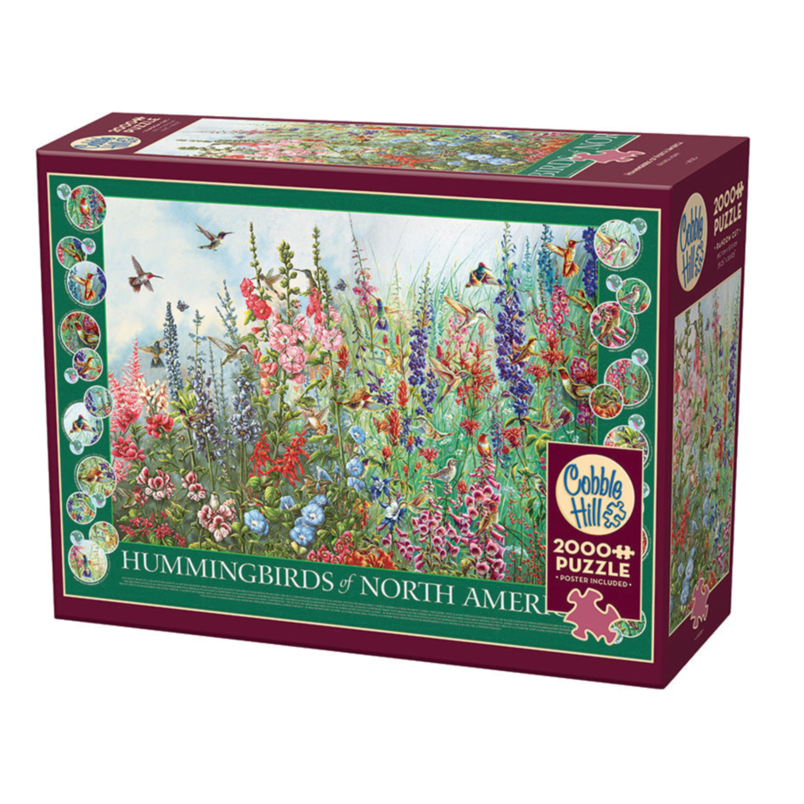 Hummingbirds of North America - puzzle of 2000 pieces-1