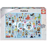 thumb-100 years of  Disney - puzzle of 100 pieces-1