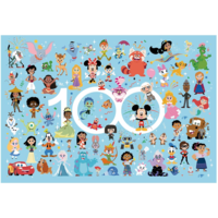 thumb-100 ans de Disney  - puzzle de 100 pièces-2