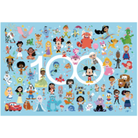 thumb-100 years of  Disney - puzzle of 100 pieces-2