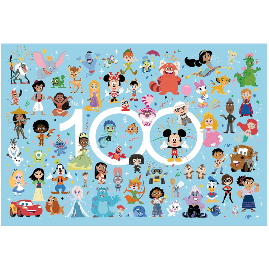 100 years of  Disney - puzzle of 100 pieces-2