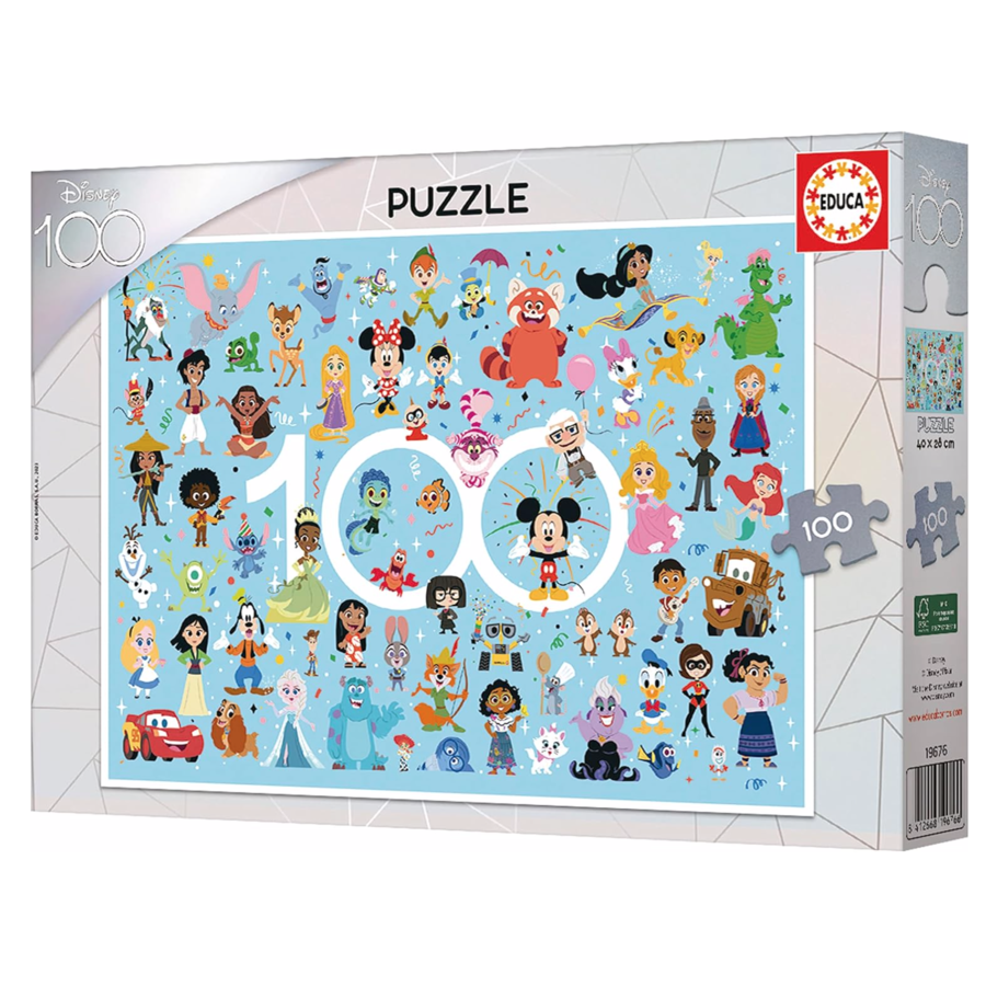 100 years of  Disney - puzzle of 100 pieces-3