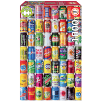 thumb-Miniature puzzle - Cans - 1000 pieces-1