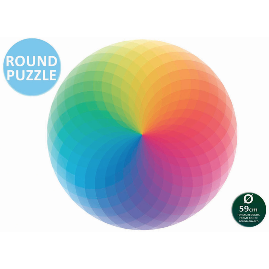 Arc-en-ciel - Puzzle circulaire - 800 pièces-2
