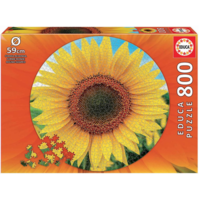 thumb-Zonnebloem - Cirkelvormige puzzel - 800 stukjes-1