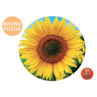 thumb-Sunflower - Circular jigsaw puzzle - 800 pieces-2