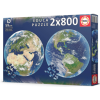 thumb-Le Terre - 2 Puzzles circulaire - 800 pièces-2